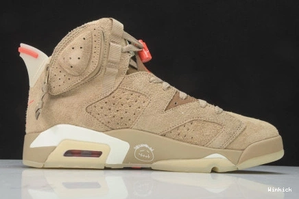 JORDAN AIR TRAVIS 6 KHAKI”  SCOTT DH0690-200 “BRITISH X 0916